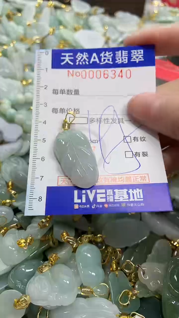 颈饰未镶嵌翡翠天然A货翡翠