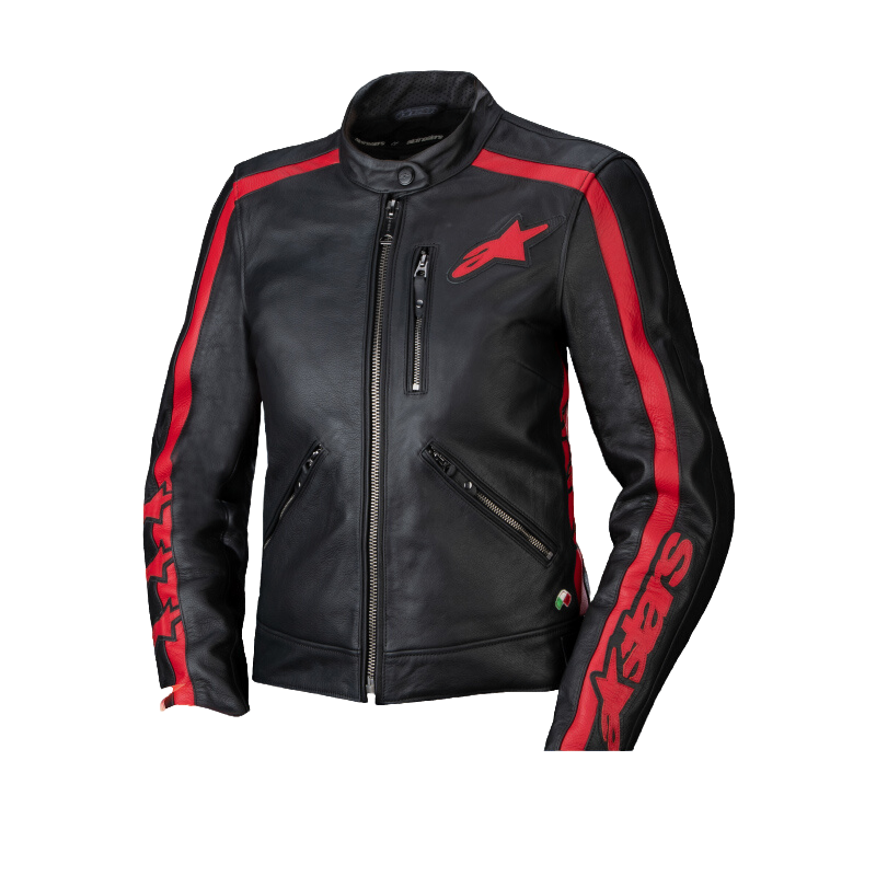 a星女士骑行皮夹克DYNO牛皮防摔防摔摩托服复古机车服摩托车服