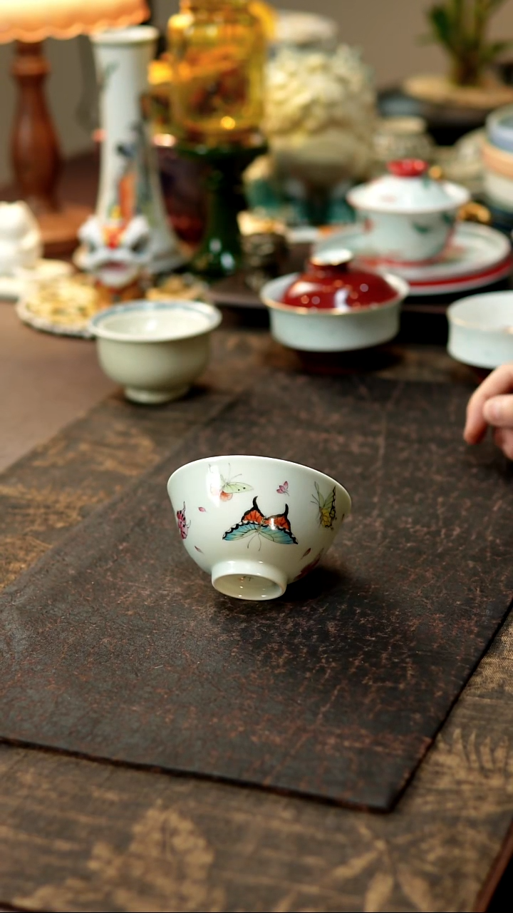 景德镇陶瓷杯碗柴烧多人