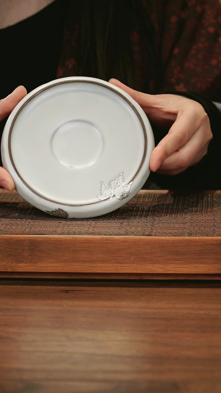 【闪购商品】紫砂茶盘 壶承干泡 双面可用 