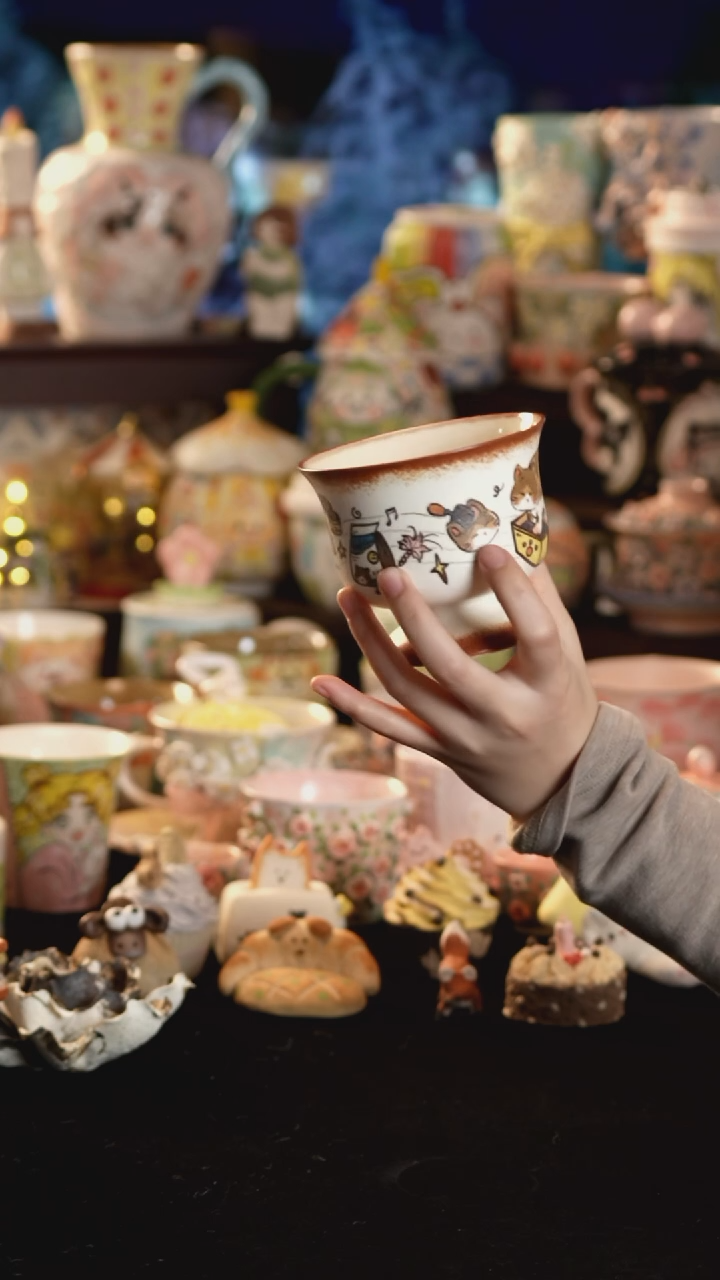 其他陶景德镇釉下彩手绘设计师款陶瓷