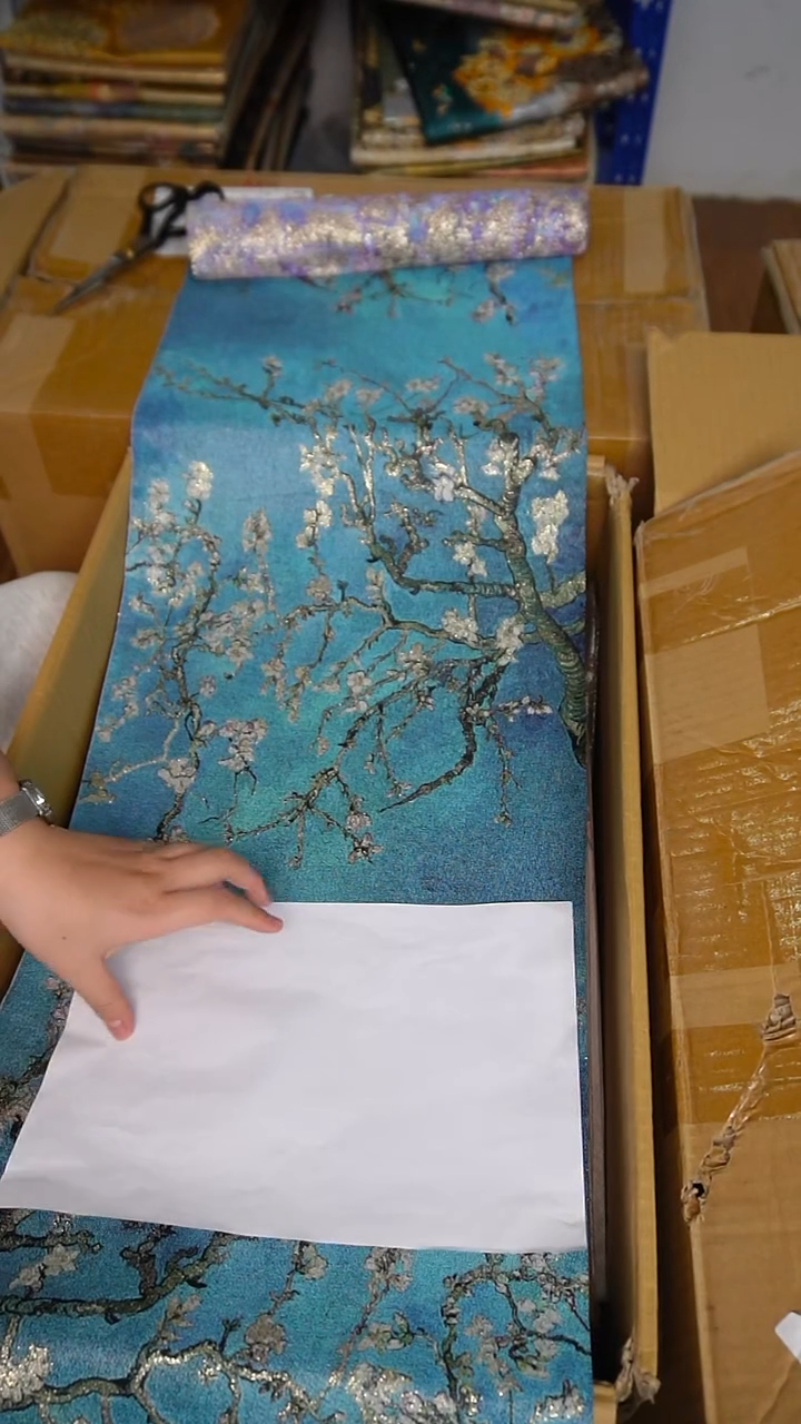 织绣7杏花散剪50公分