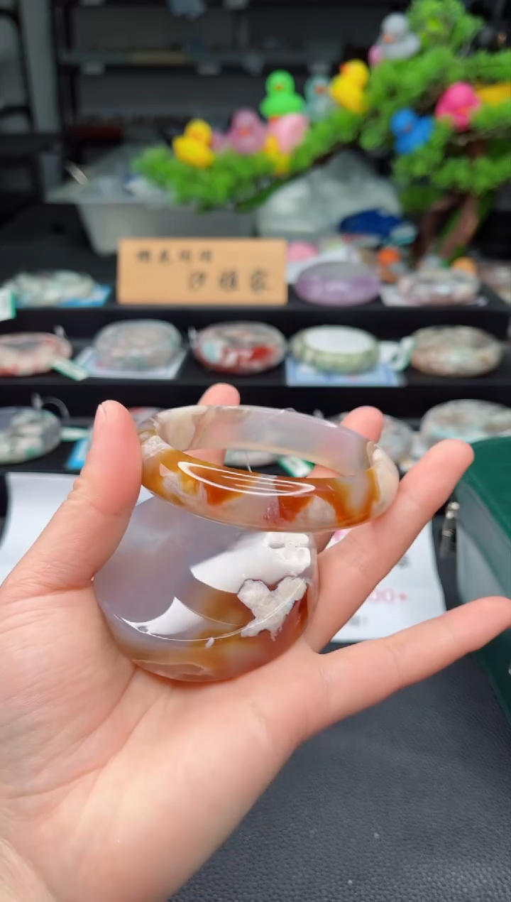 【闪购商品】石英质玉未镶嵌手镯64圈口（赠品镯心）S920552