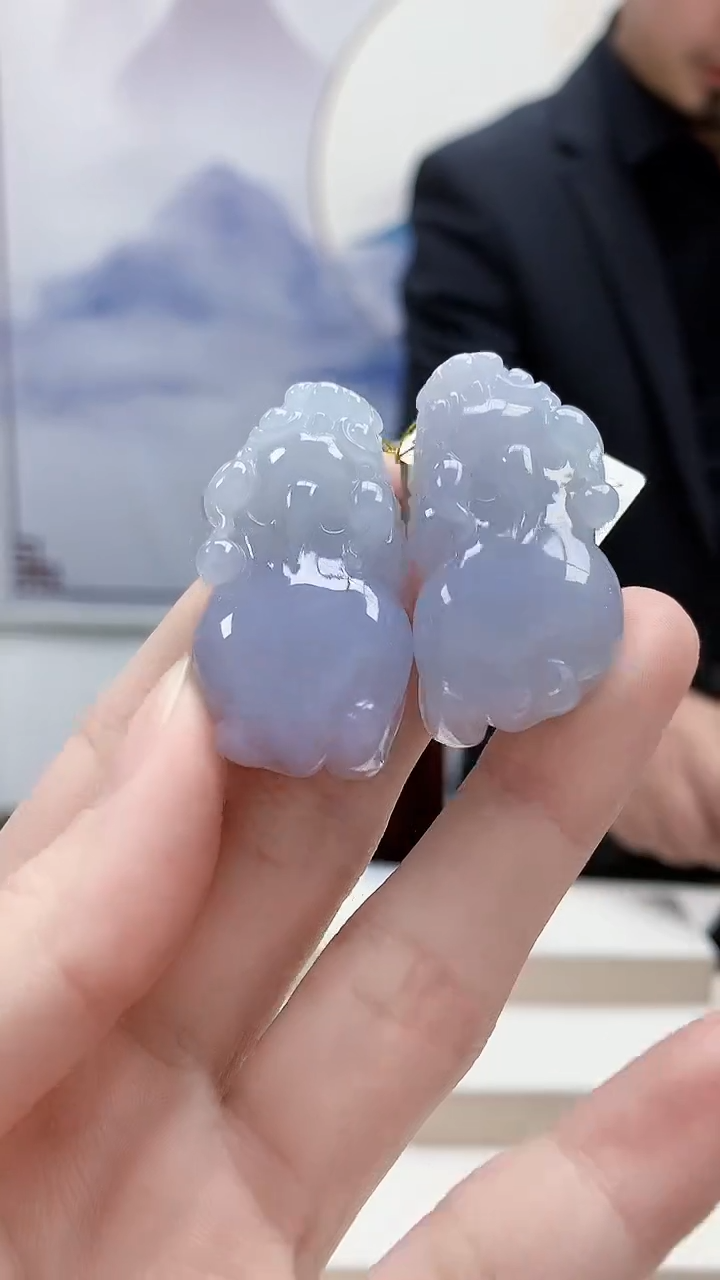 未镶嵌定制翡翠4957ry-毛货挂件