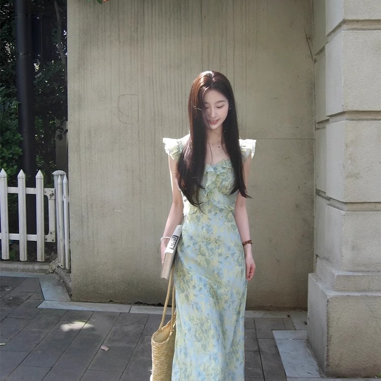 101-140【拍完下架】碎花连衣裙