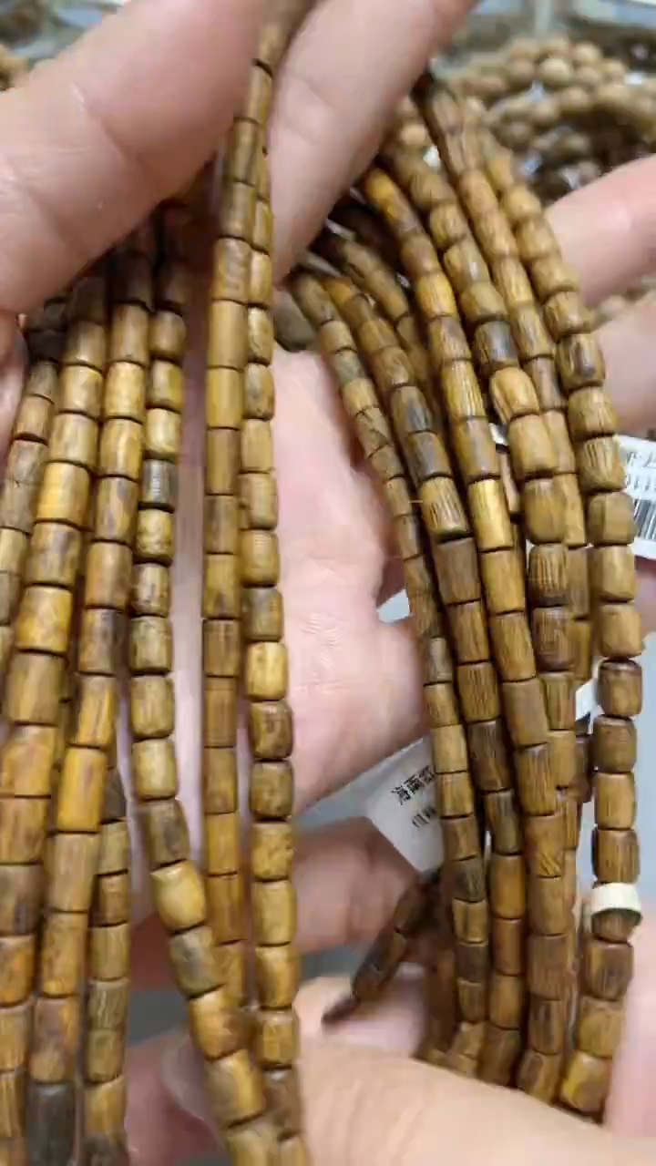 手串沉香海南红金猊随型长串多样性发其一