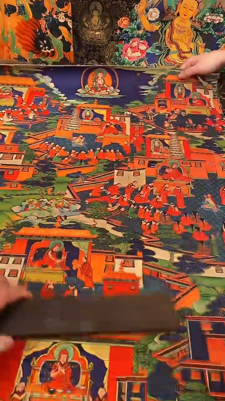 装裱画精美唐卡tk16051