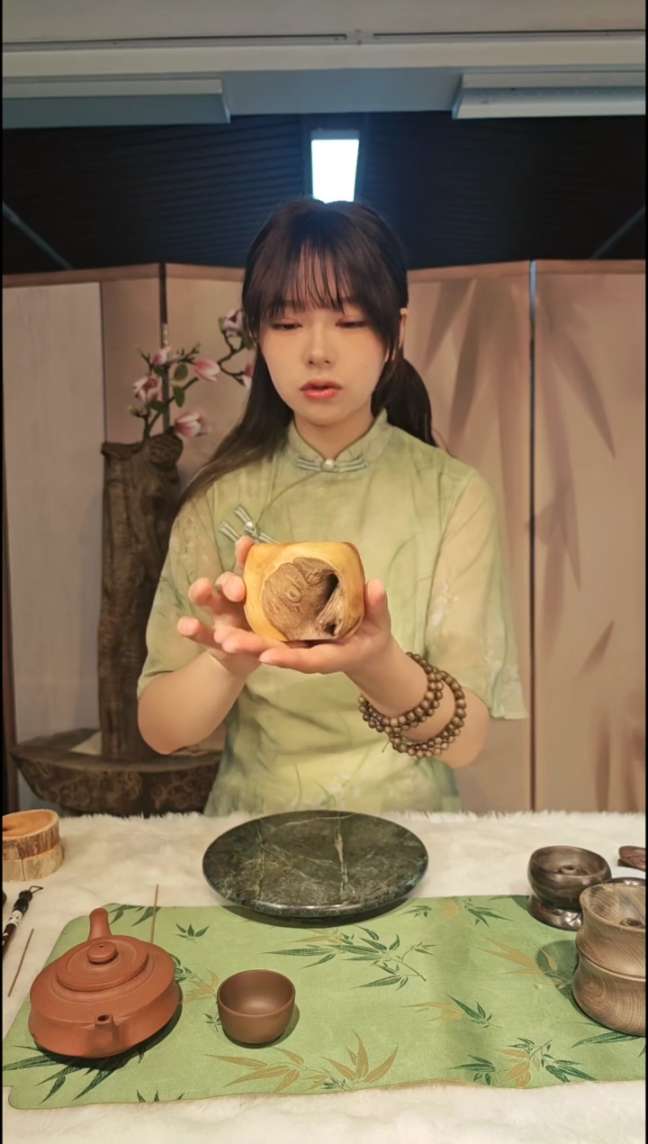 柏木（崖柏）崖柏红油料线香碗