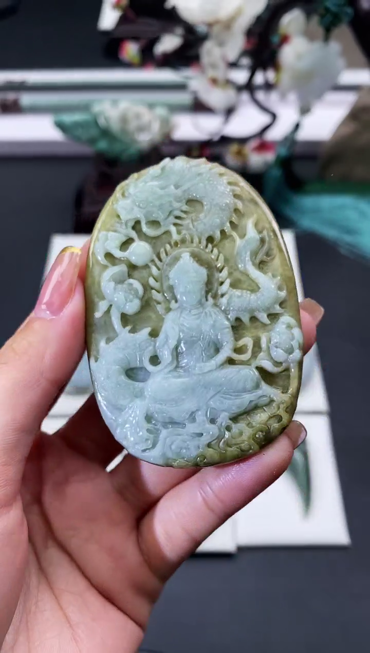 【闪购商品】翡翠颈饰未镶嵌天然缅甸翡翠A货