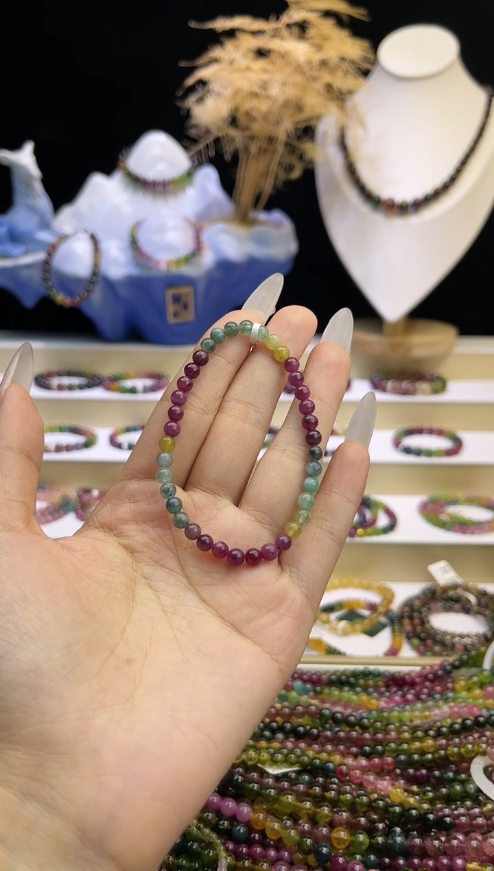 【闪购商品】碧玺/未镶嵌J4mm+碧玺单圈多样性发货