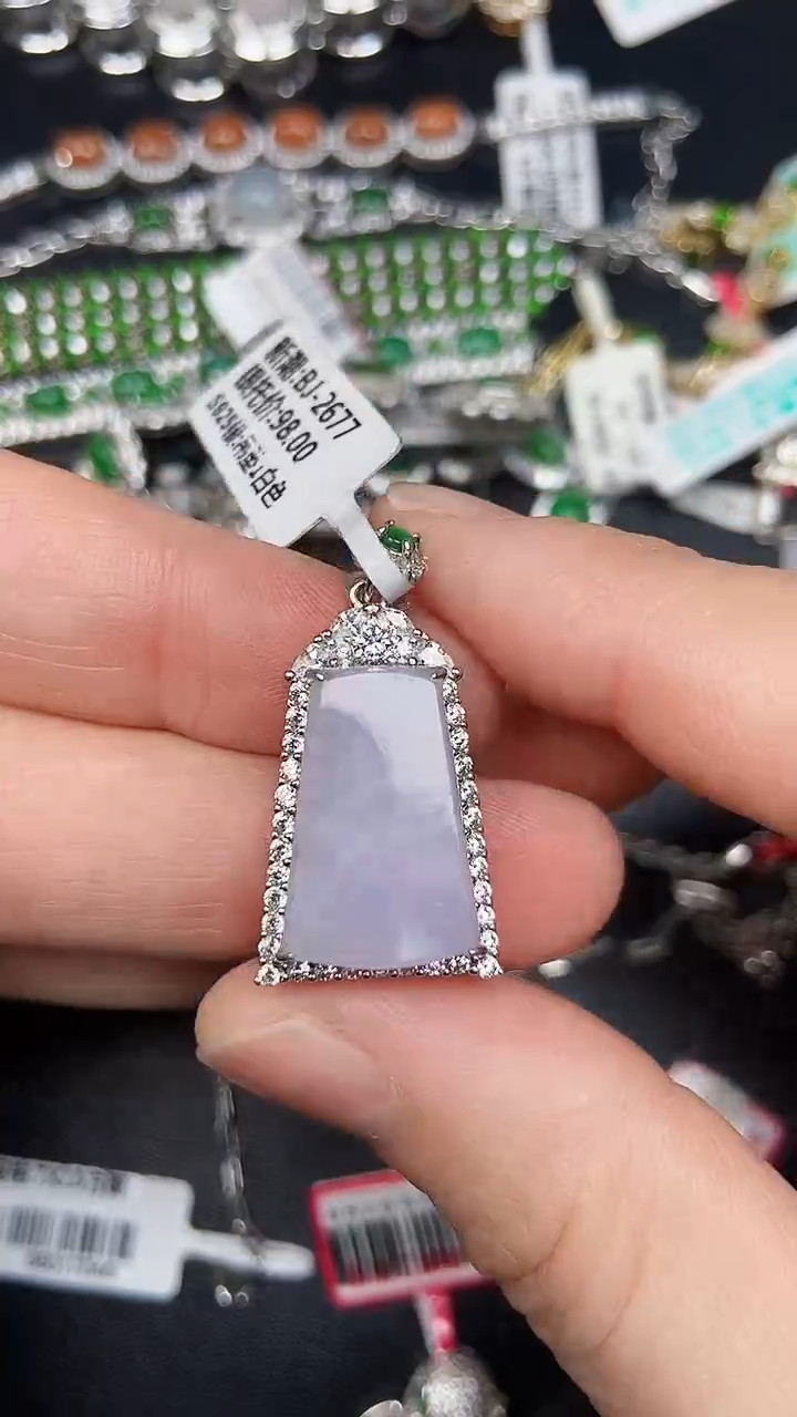 银S925镶嵌戒指翡翠3280