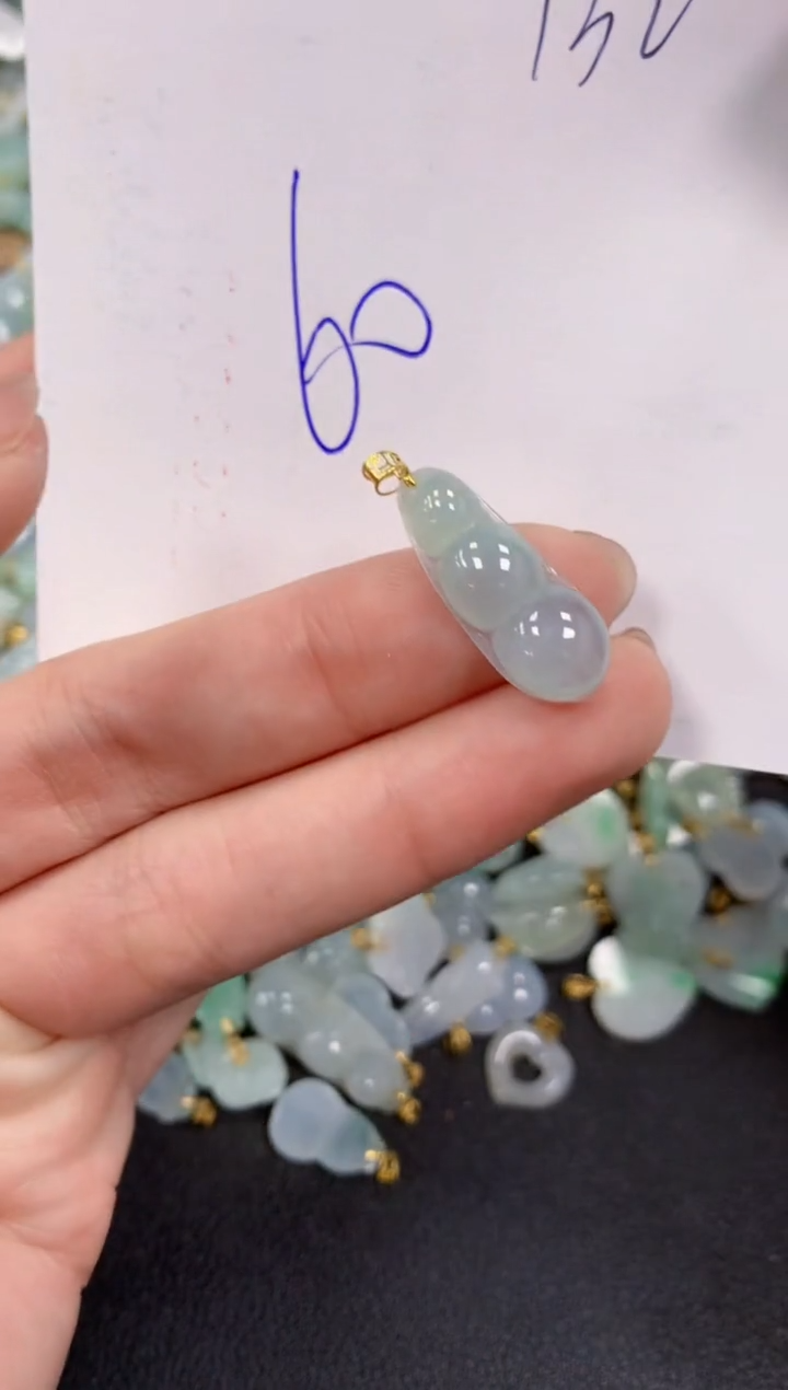 【闪购商品】翡翠颈饰18K金镶嵌 天然翡翠A货