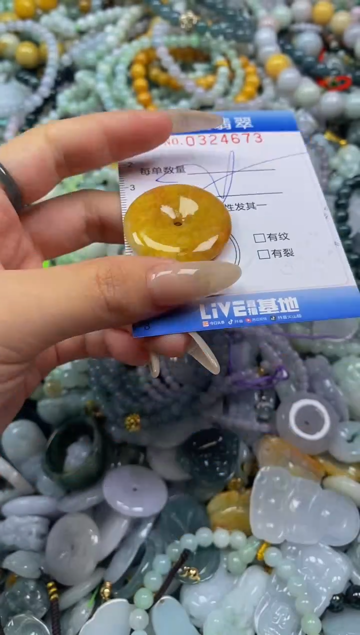 翡翠未镶嵌颈饰闪购0324673