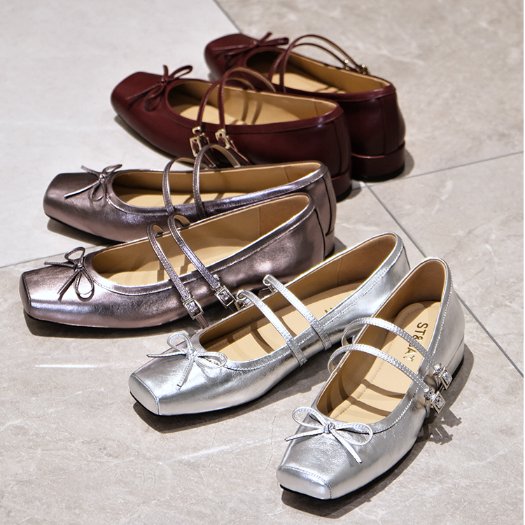 【缪斯女神】星期六玛丽珍方头中跟一字带浅口气质百搭轻奢单鞋1B0U