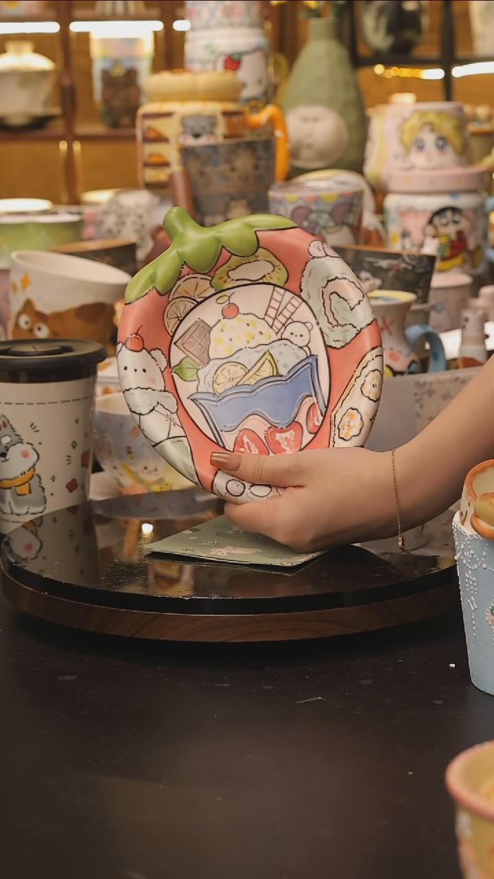 景德镇釉下彩绘设计师款式陶瓷