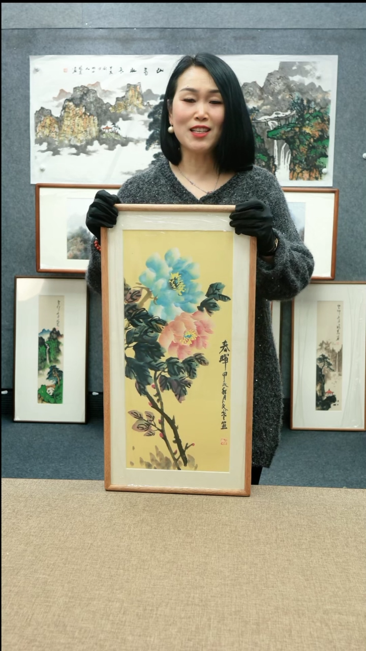 【闪购商品】国画33*66夏寒老师花鸟