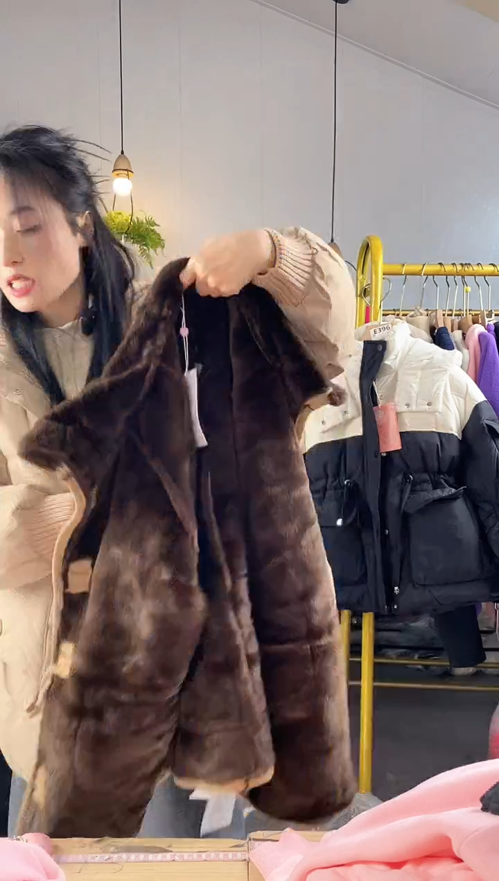 160码皮毛一体外套【087