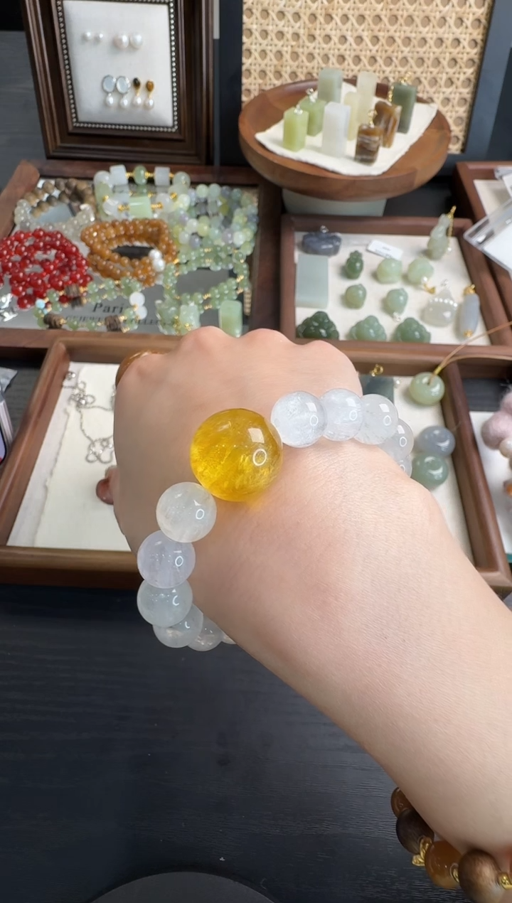 未镶嵌手串水晶S015