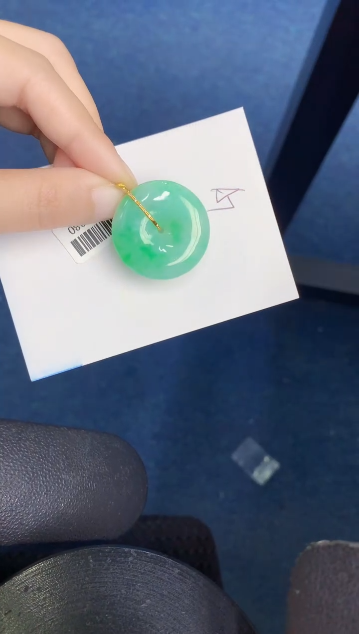 【闪购商品】翡翠颈饰18K金镶嵌000000000