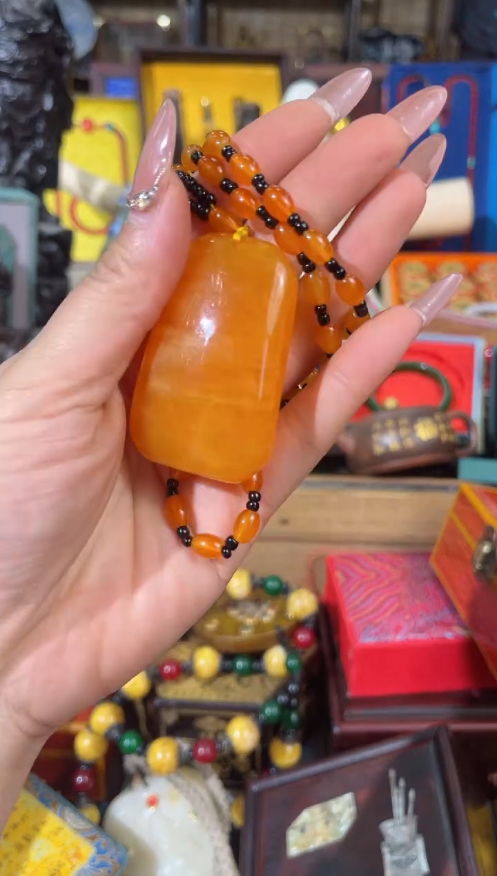 【闪购商品】蜜蜡颈饰未镶嵌龙龙龙龙龙龙龙龙