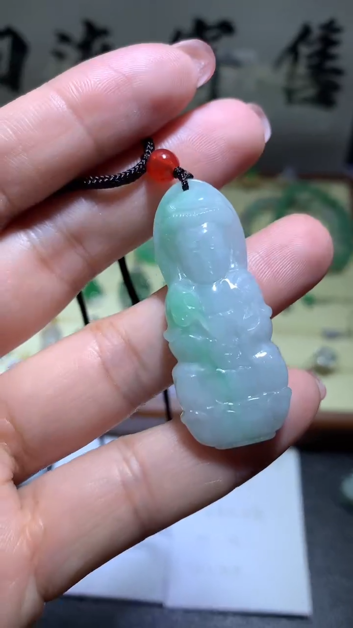 【闪购商品】翡翠颈饰未镶嵌021天然缅甸翡翠A货