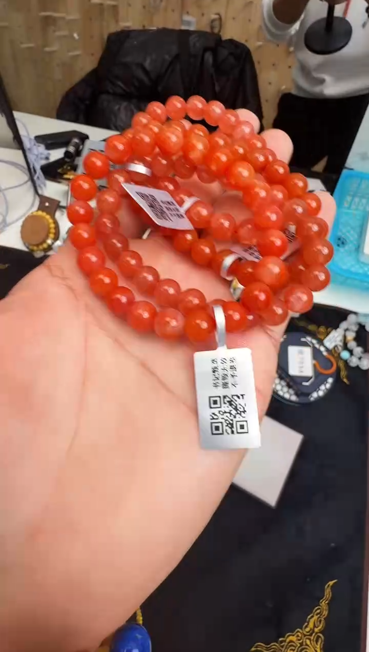 未镶嵌手链南红玛瑙村0234 约8mm 多样性发一件