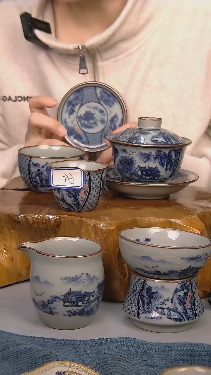【闪购商品】简装家用款11件套 陶瓷家用茶具系列