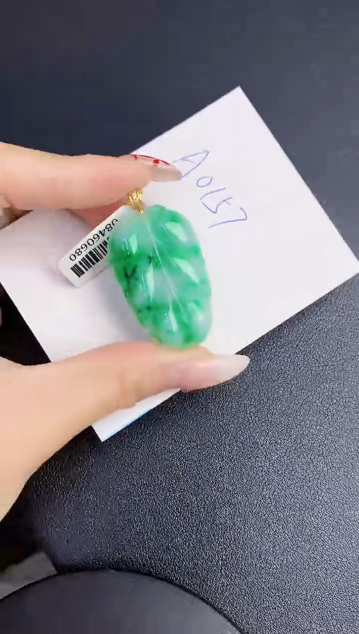 【闪购商品】翡翠颈饰18K金镶嵌00000000000