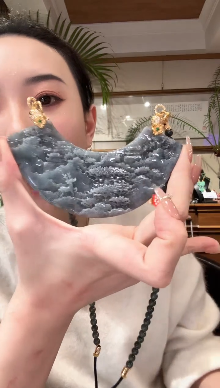 【闪购商品】翡翠颈饰未镶嵌国风