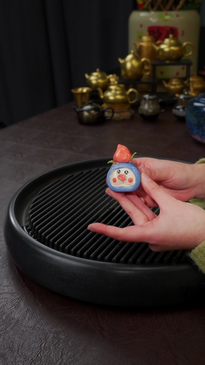 【闪购商品】杯【宜景窑】桃子小猪