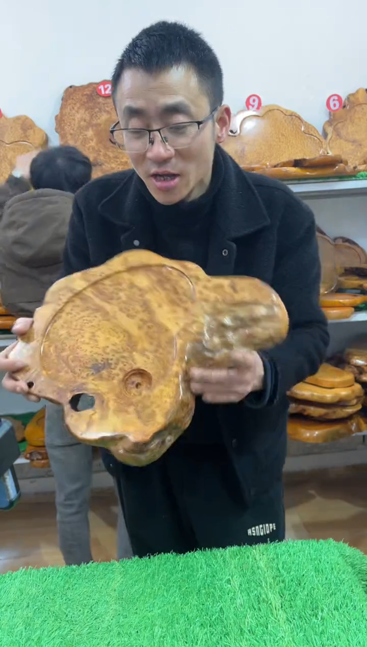 【闪购商品】四川香杉枯木榴茶盘