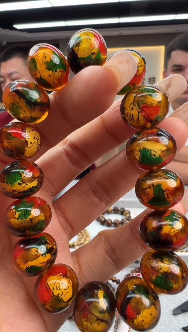 【闪购商品】琥珀手链未镶嵌69秒拍号