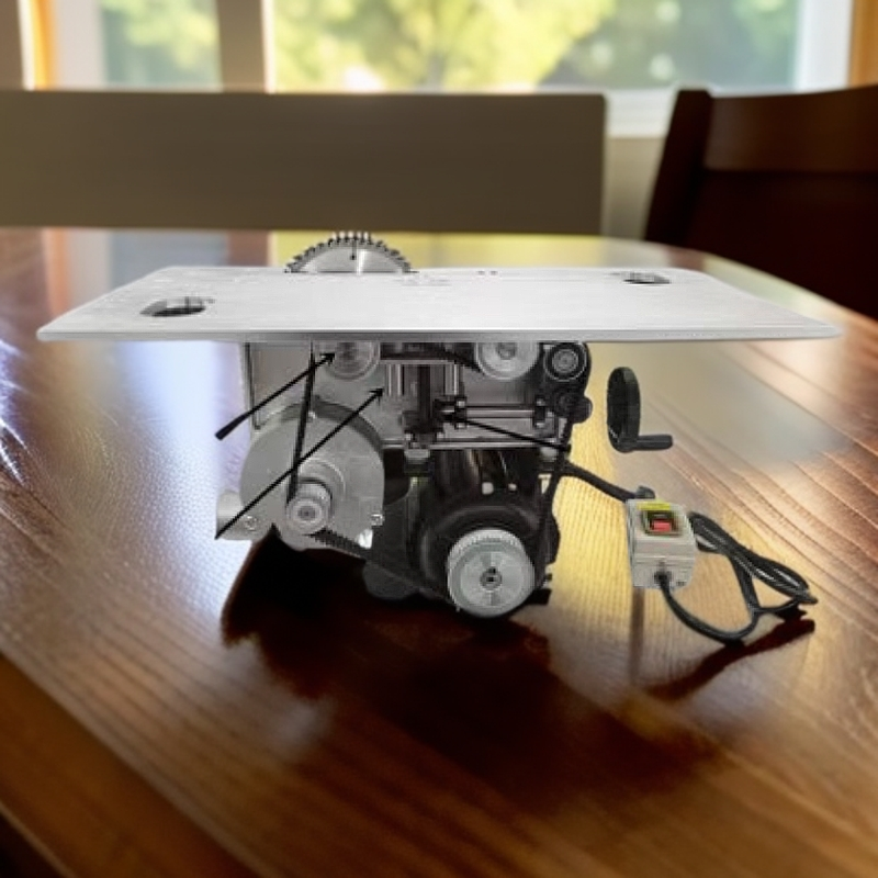 免调节无尘子母锯精密推台锯多功能木工锯一体机