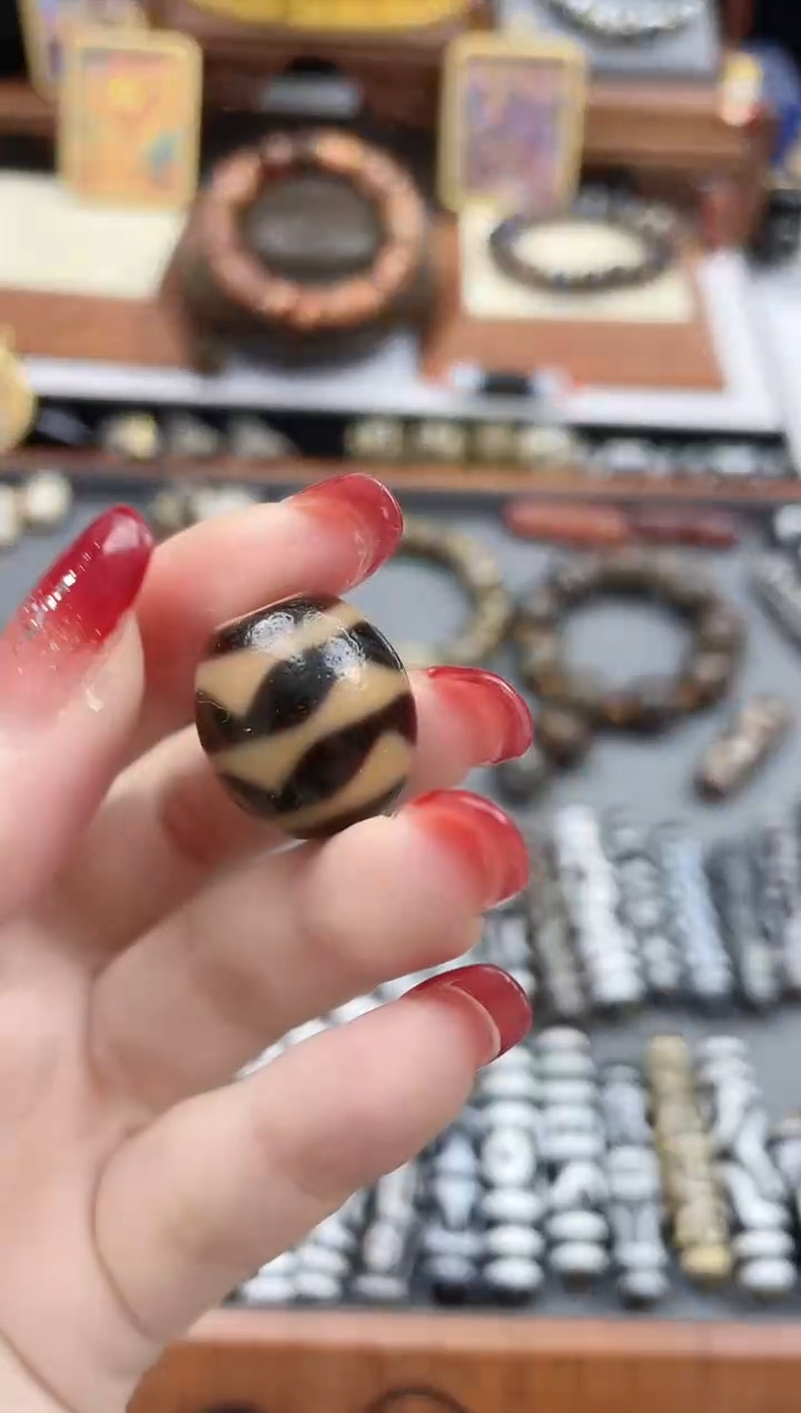 【闪购商品】玛瑙/玉髓珠珠未镶嵌双牙牙达洛