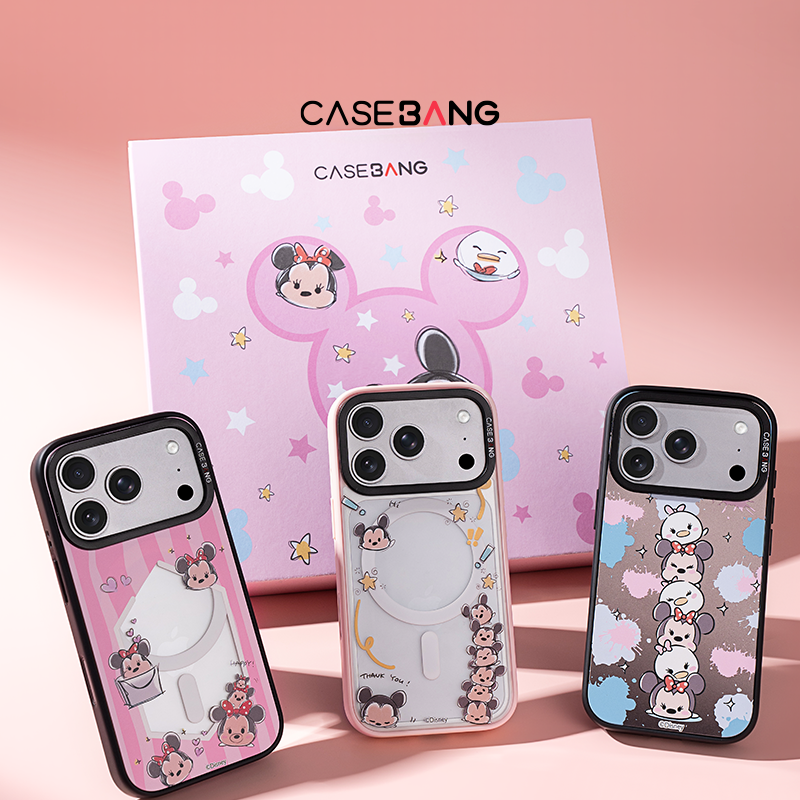 CASEBANG迪士尼奇迹松松礼盒适用苹果iphone17/16/15pm磁吸手机壳