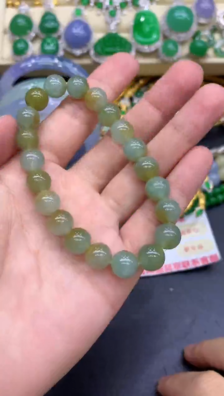 未镶嵌手串翡翠168-中国好珍宝