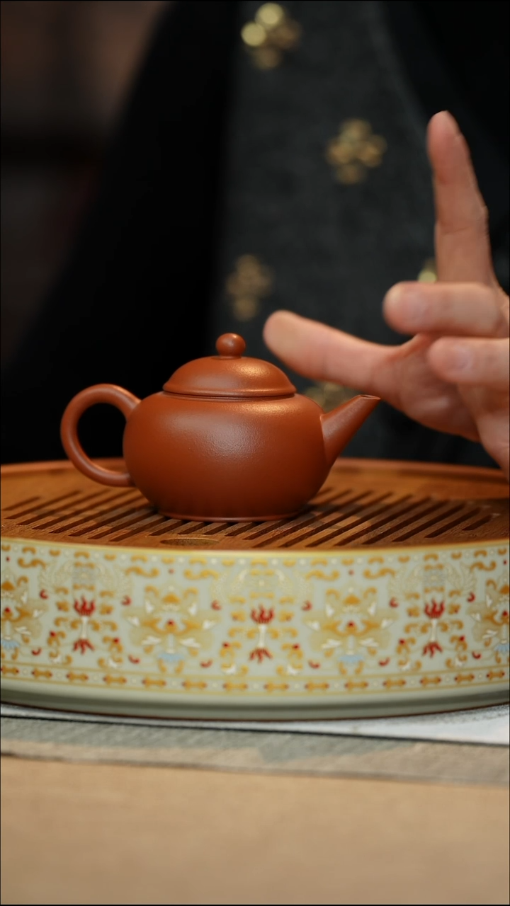茶壶紫砂朱泥水平
