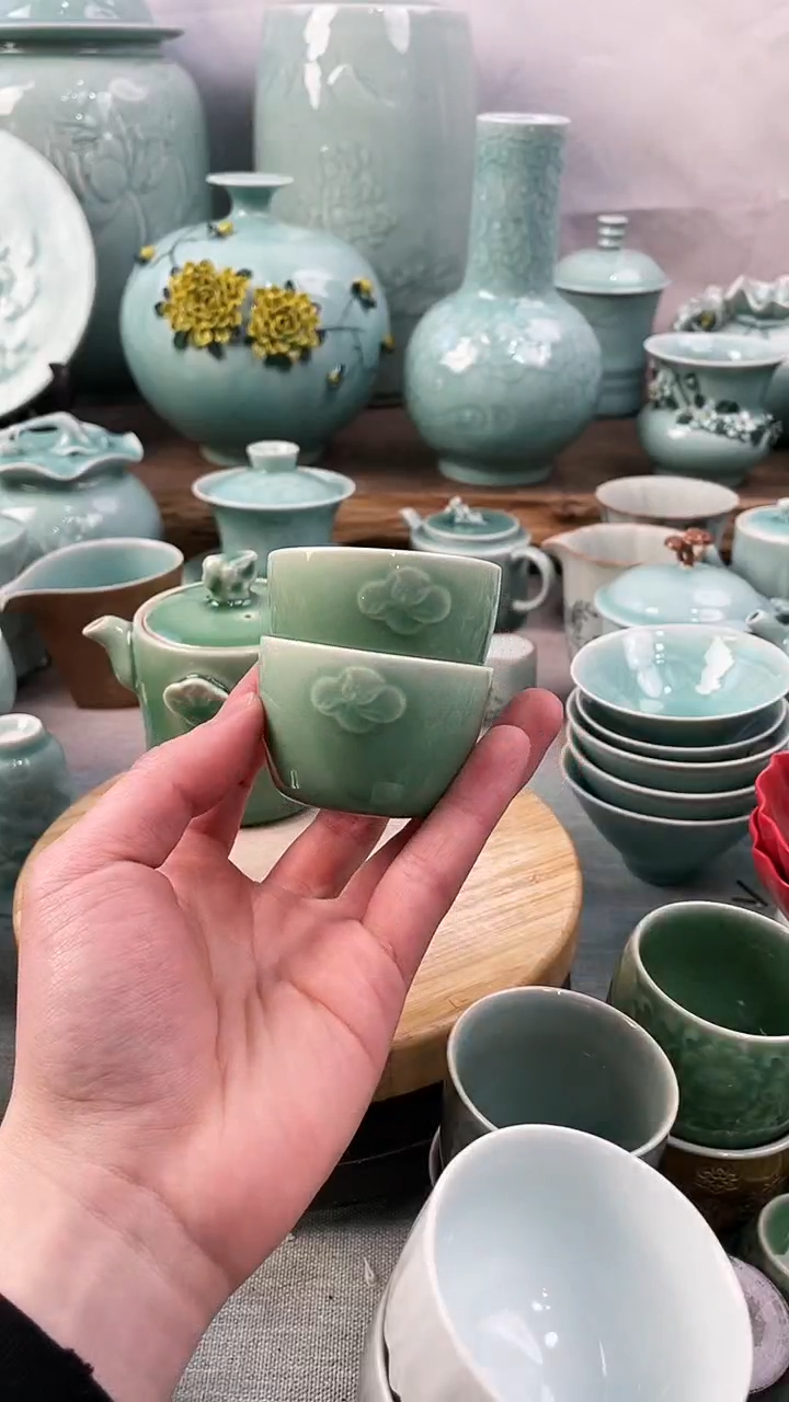 【闪购商品】特价 微瑕 慧仙青瓷