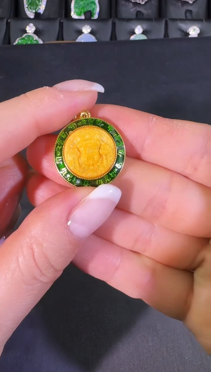 【闪购商品】蜜蜡裸石银S925镶嵌扎基