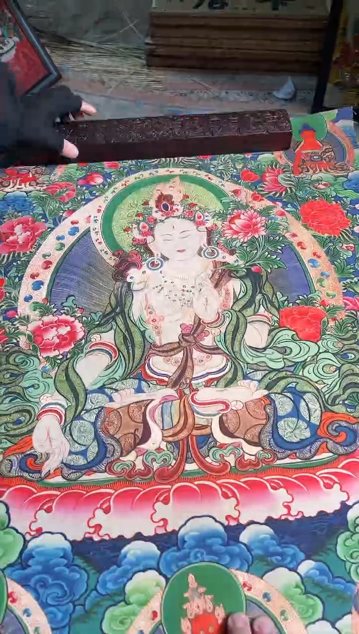 卷轴画天天的唐卡tk160