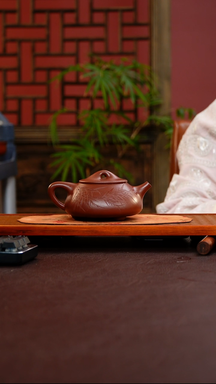 茶壶紫砂景舟石瓢 紫袍玉砂 