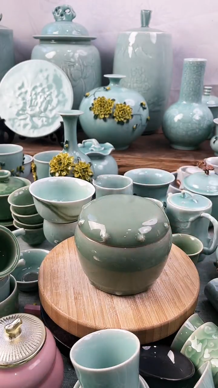 【闪购商品】特价 微瑕 慧仙青瓷