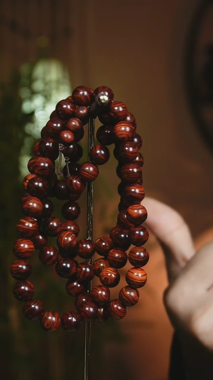 【闪购商品】黄花梨/降香黄檀手串/手链海南黄花梨1.0cm*108