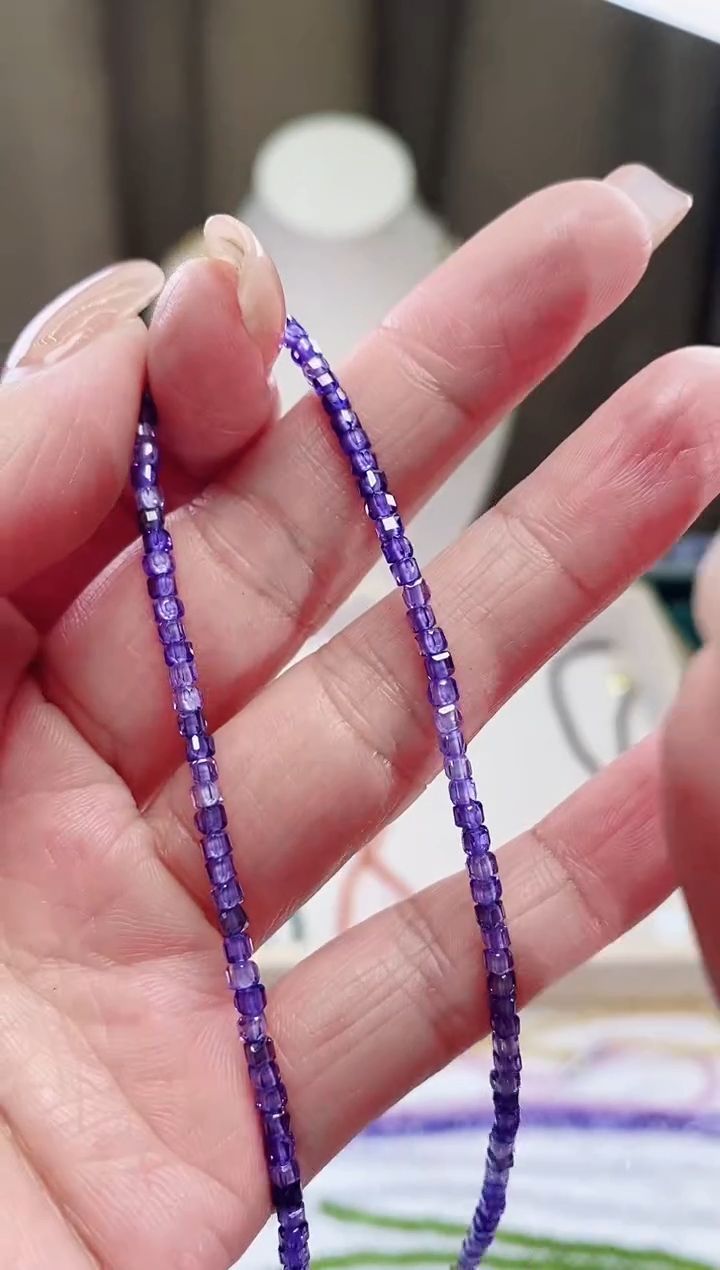 【闪购商品】坦桑石项链银S925镶嵌诗颜甄选珠宝SYZB08