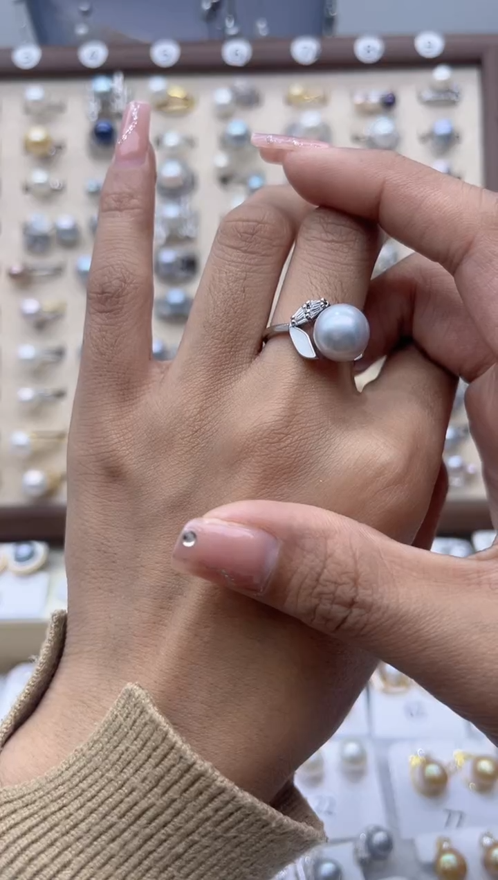 【闪购商品】淡水珍珠戒指合金0.0