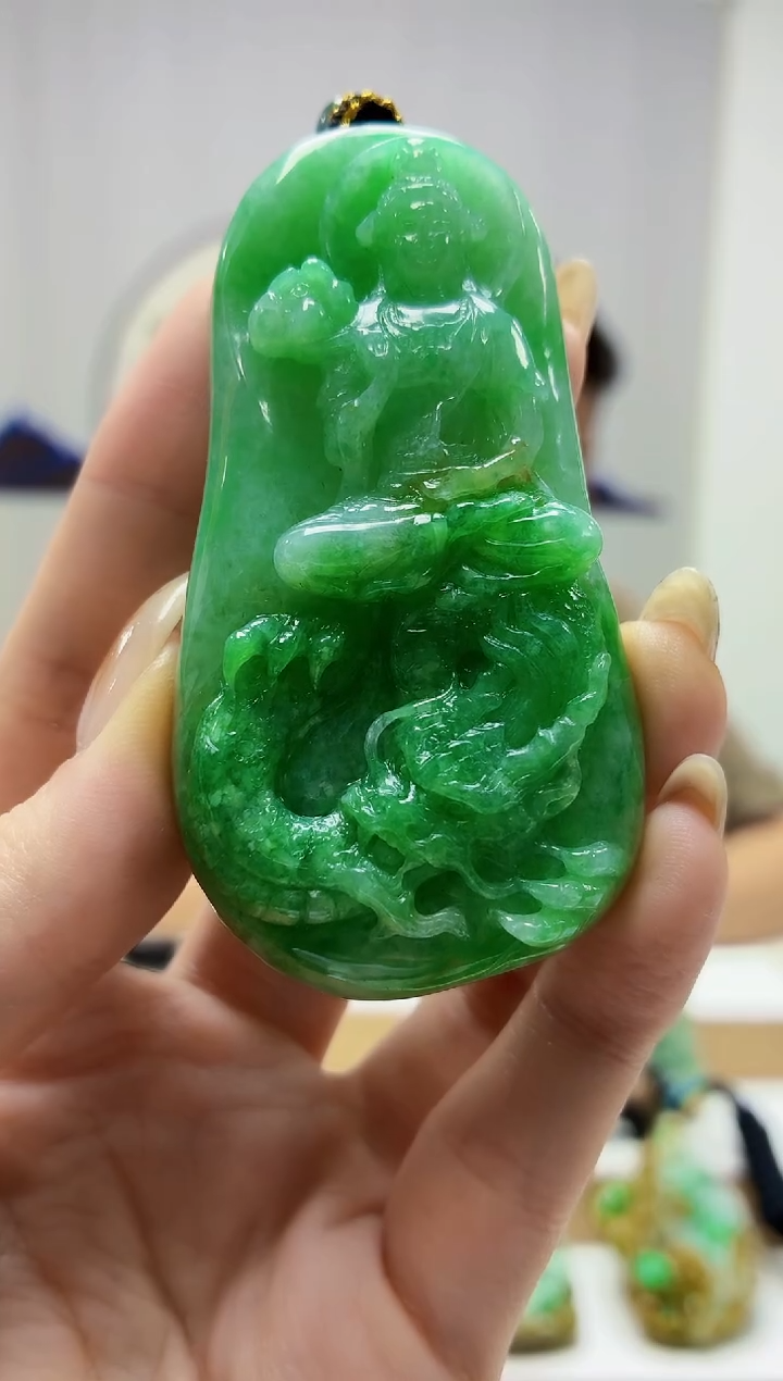 未镶嵌定制翡翠4917jw-毛货挂件113