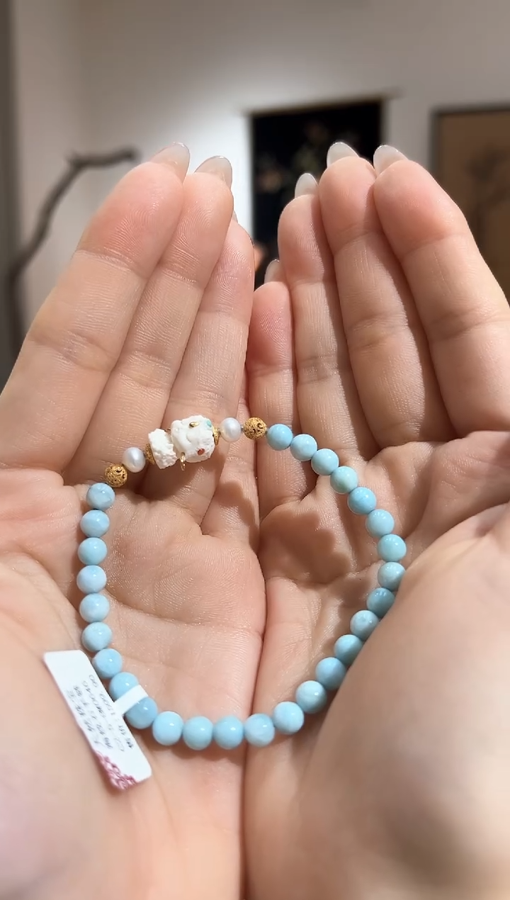 【闪购商品】针钠钙石（海纹石）手串未镶嵌TT3111海纹石手链