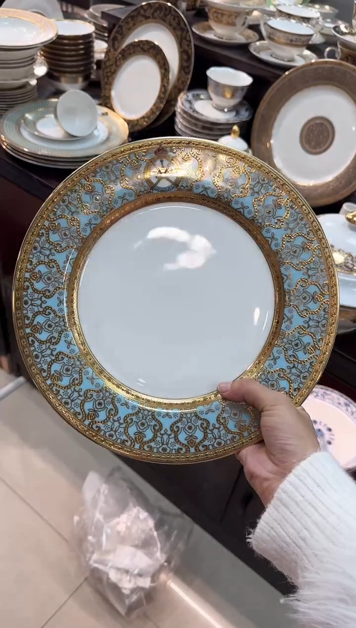 【闪购商品】瓷片10.5寸平盘  春节活动福利价