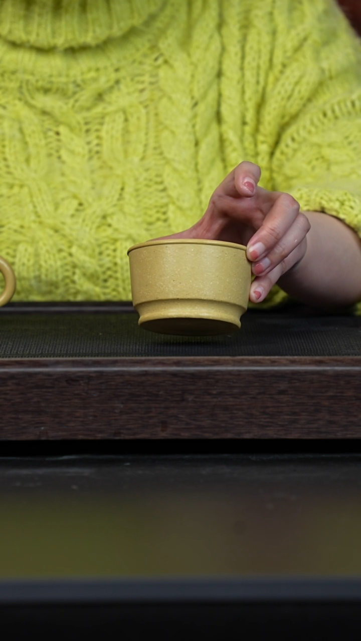 【闪购商品】紫砂茶壶本绿马蹄杯