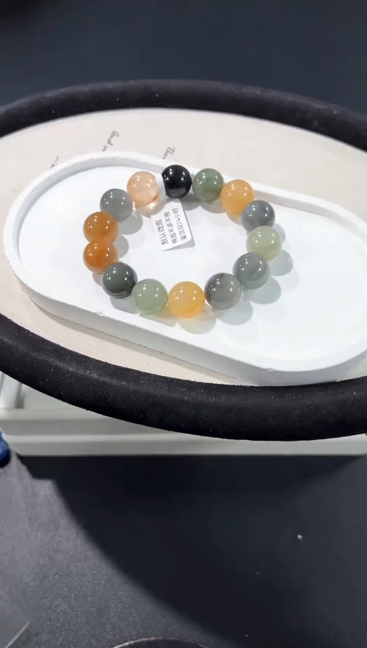 未镶嵌手串水晶43a多样性发其一【1条】默认微瑕15mm